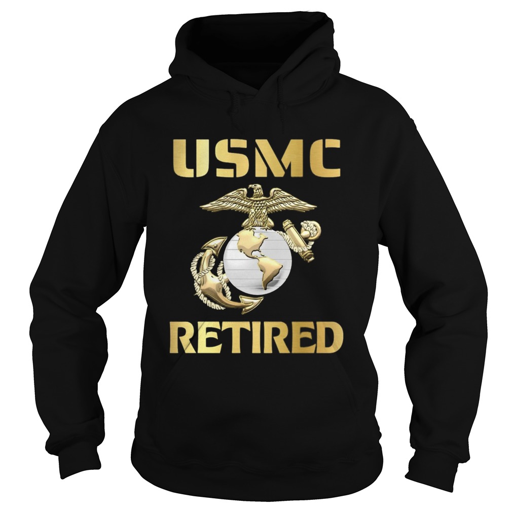 USMC Retired  Hoodie