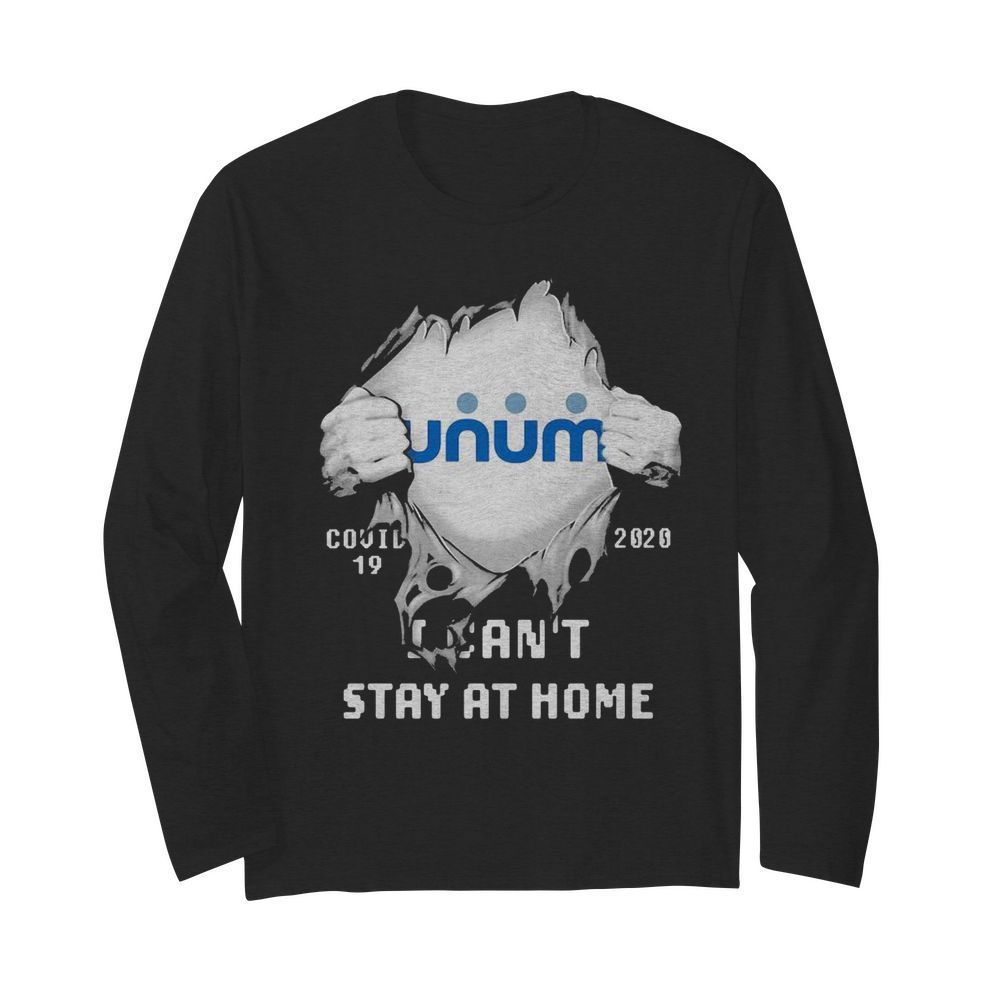 Unum I can’t stay at home Covid-19 2020 superman  Long Sleeved T-shirt 