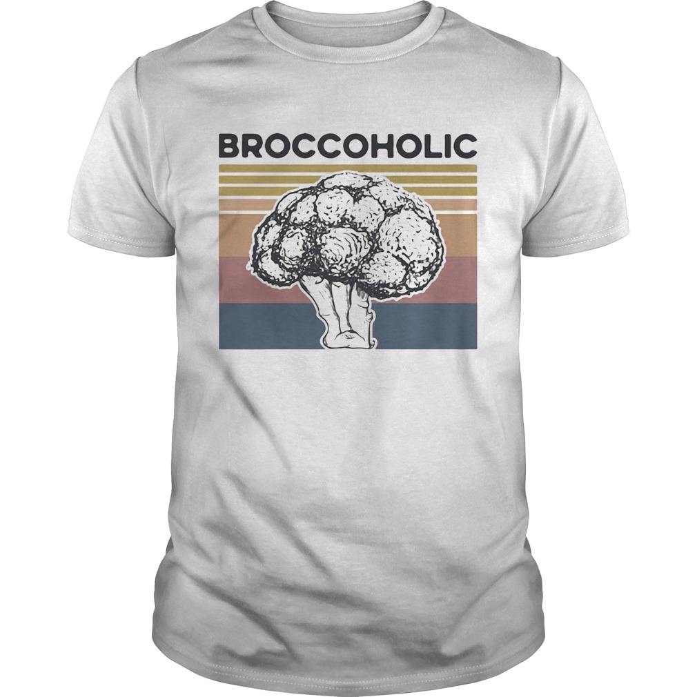 Vegan Broccoholic Vintage Retro  Unisex