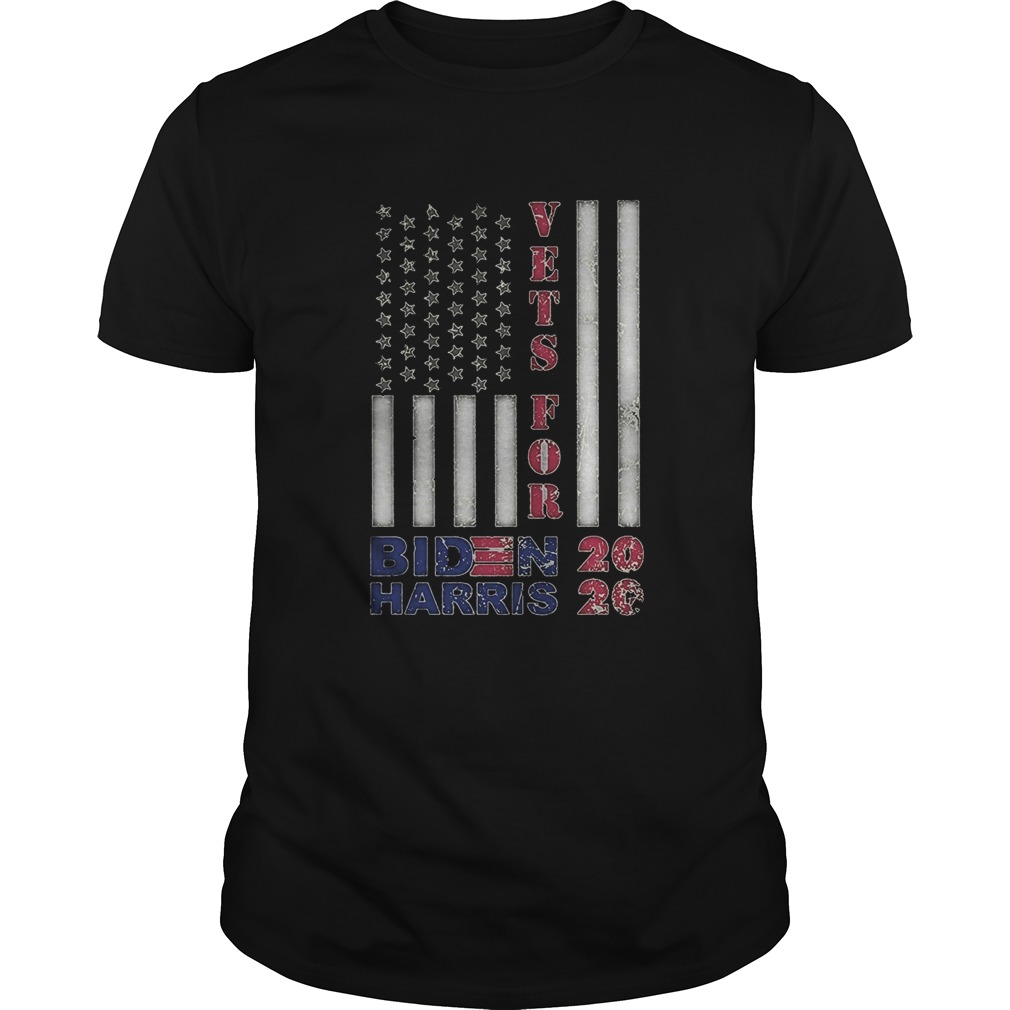 Vets For Biden Harris 2020 American Flag shirt