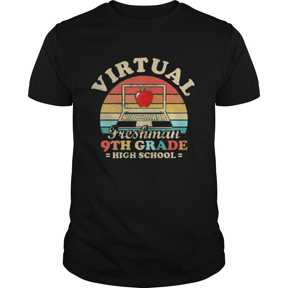 Virtual freshman 9th grade high school vintage retro shirtCopy