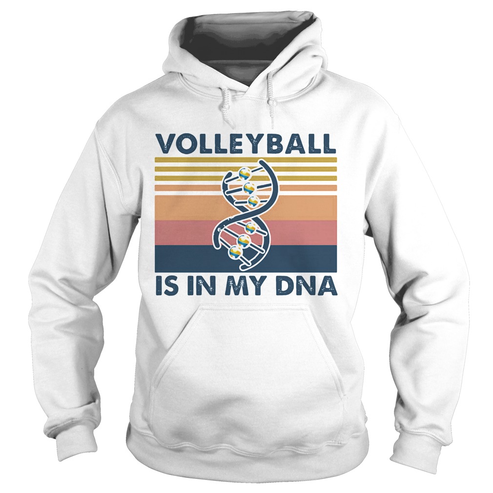 Volleyball is in my DNA vintage retro  Hoodie