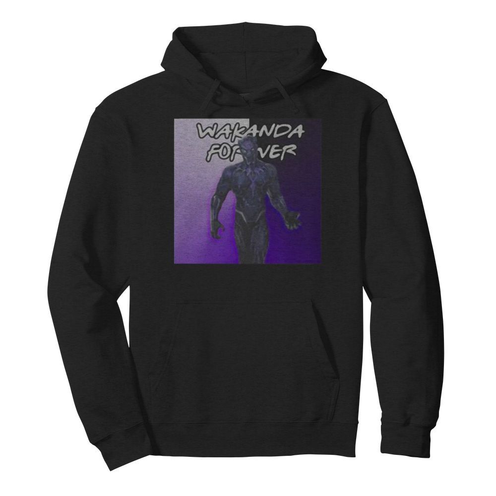 Wakanda forever rip chadwick boseman black panther rest in power  Unisex Hoodie