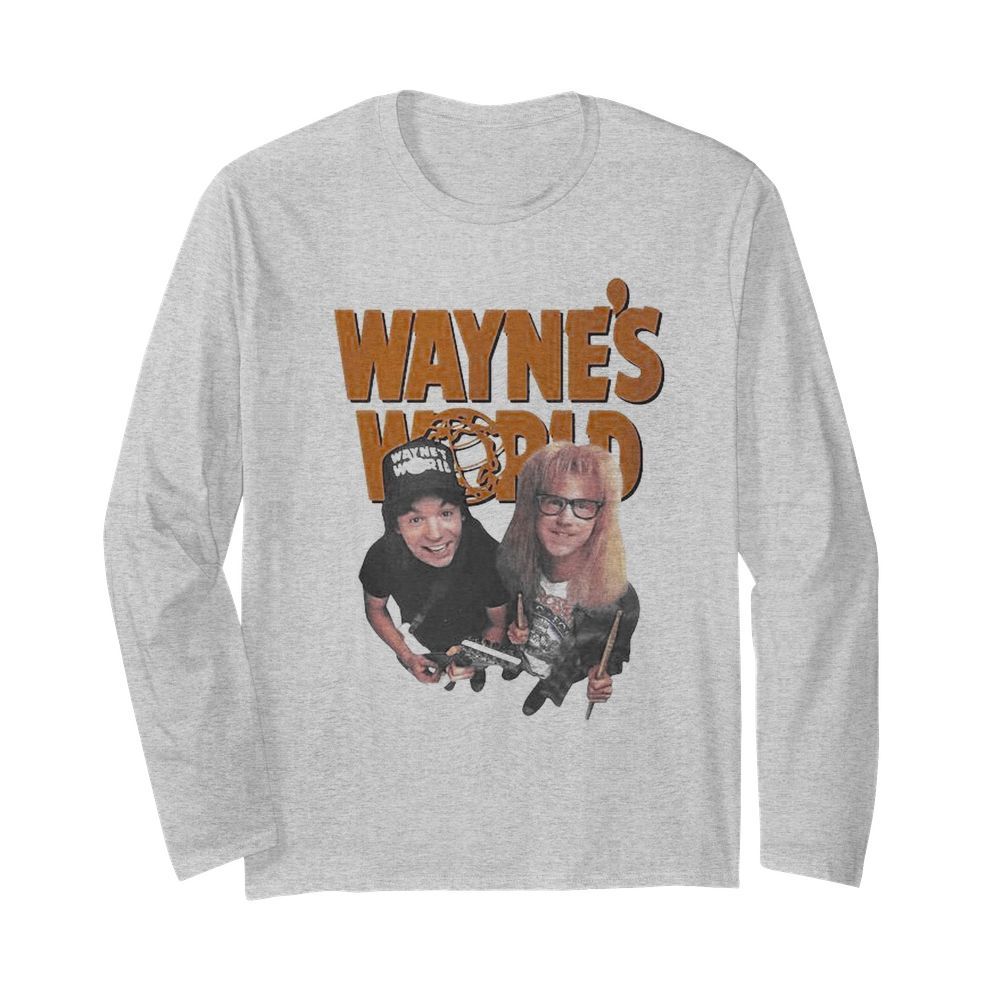 Wayne campbell and garth algar wayne’s world  Long Sleeved T-shirt 