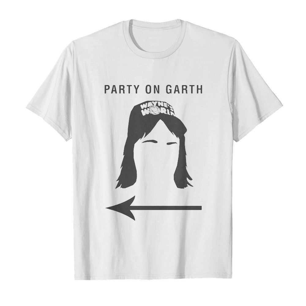 Wayne campbell party on garth shirt