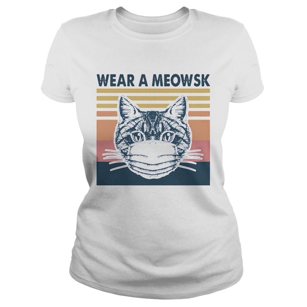 Wear A Meowsk Vintage Retro  Classic Ladies