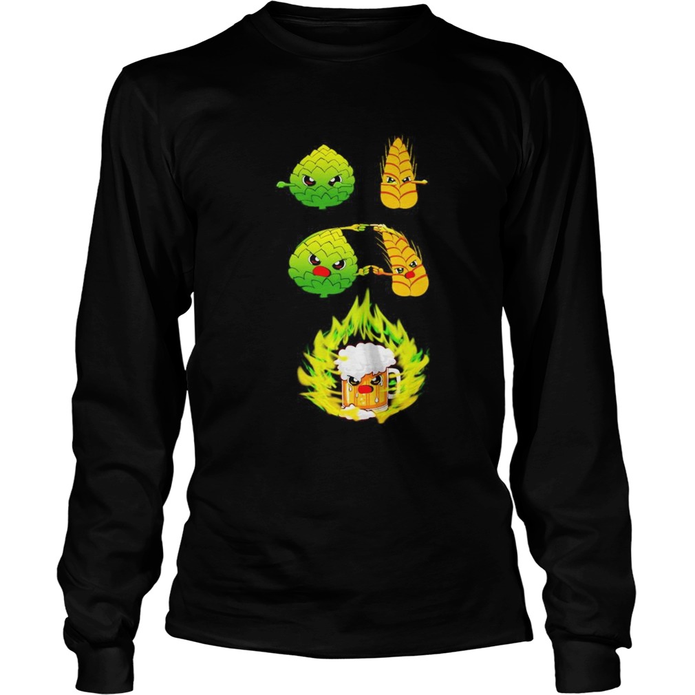 Wheat Beer Hops Fusion Beer  Long Sleeve