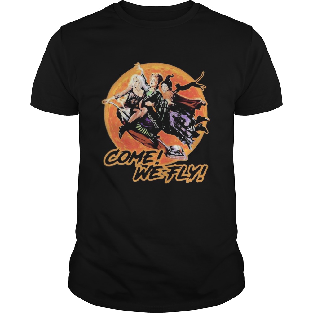 Witch Come we fly sunset shirt