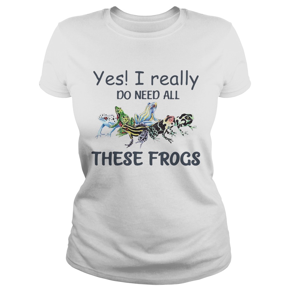 YES I REALLY DO NEED ALL THESE FROGS COLORFUL FROG  Classic Ladies