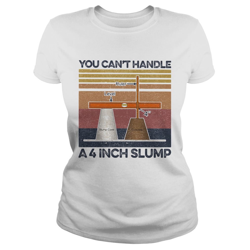 You cant handle A 4 inch slump  Vintage retro  Classic Ladies