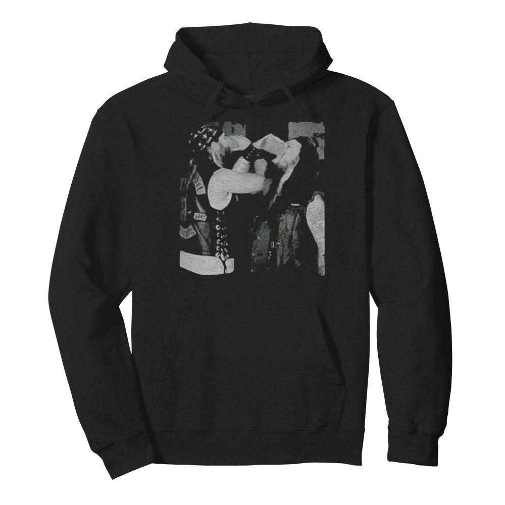 Zakk wylde and dimebag darrell hug  Unisex Hoodie