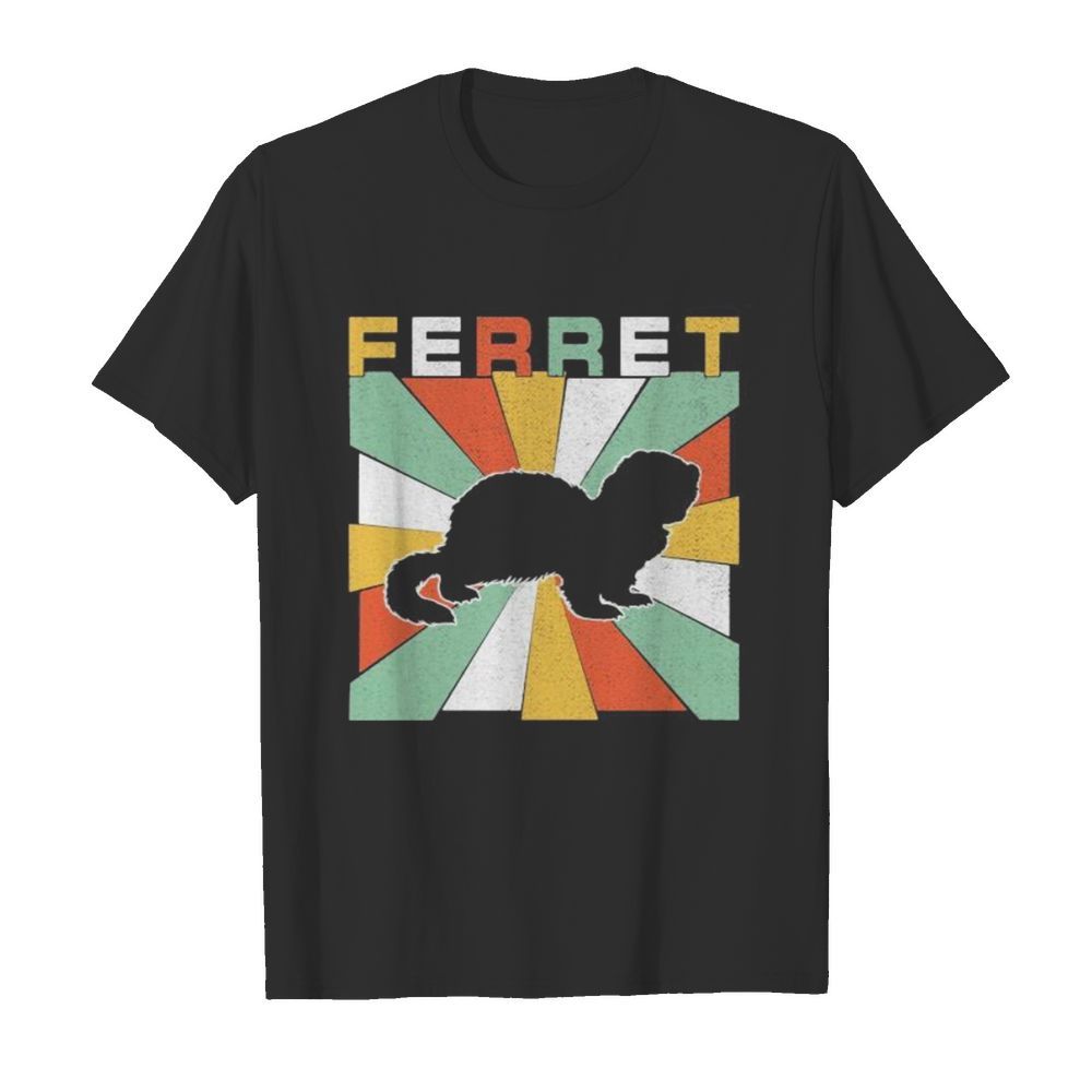 ferret vintage retro shirt