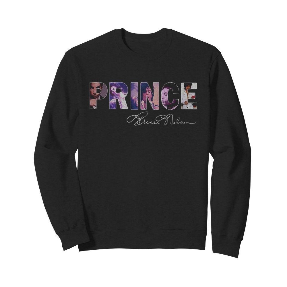 prince singer signature  Unisex Sweatshirt