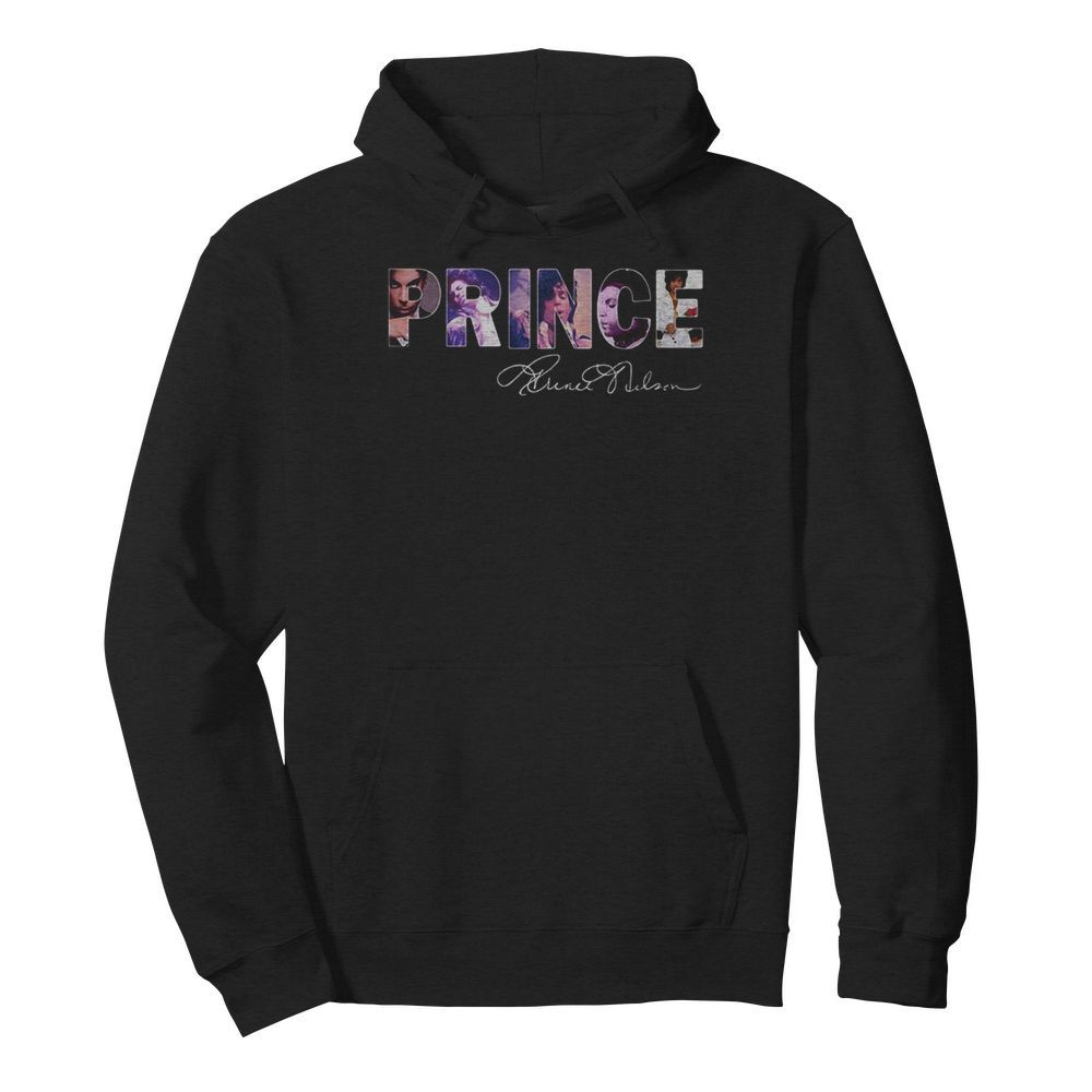 prince singer signature  Unisex Hoodie