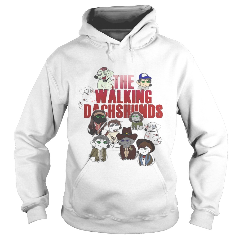 the walking dachshunds  Hoodie