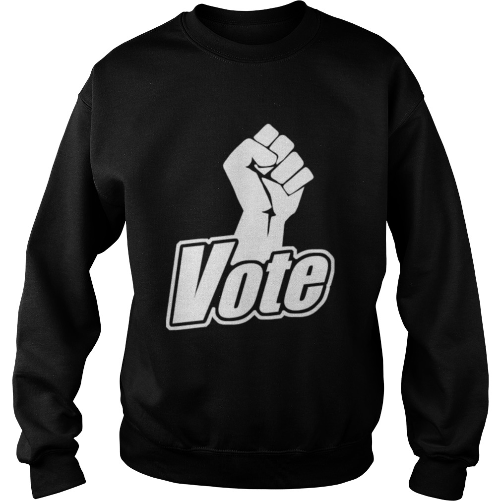 vote black fist black lives matter vote  Sweatshirt