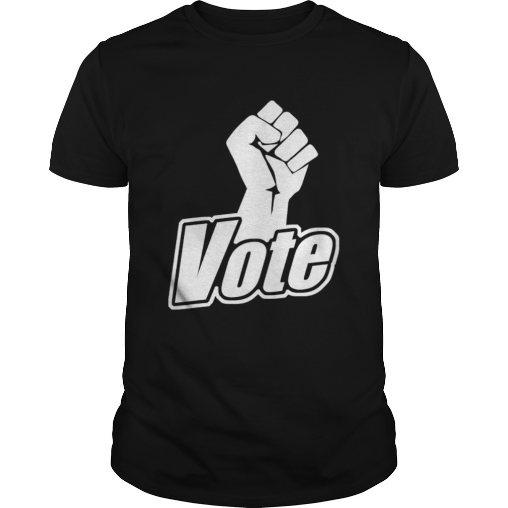 vote black fist black lives matter vote shirt