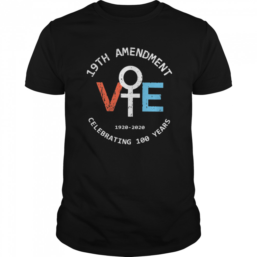 19th Amendment Vote 1920-2020 Celebrating 100 Years  Classic Men's T-shirt