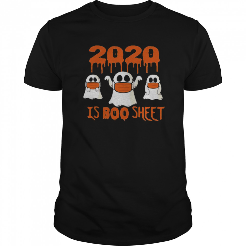 2020 Is Boo Sheet Face Mask Halloween  Classic Men's T-shirt