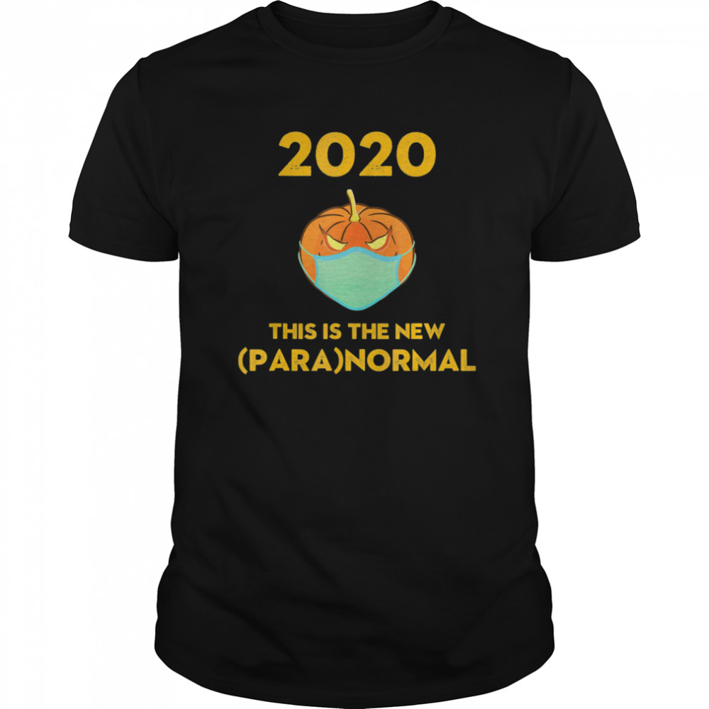 2020 The New Paranormal Social Distancing Halloween Pumpkin shirt