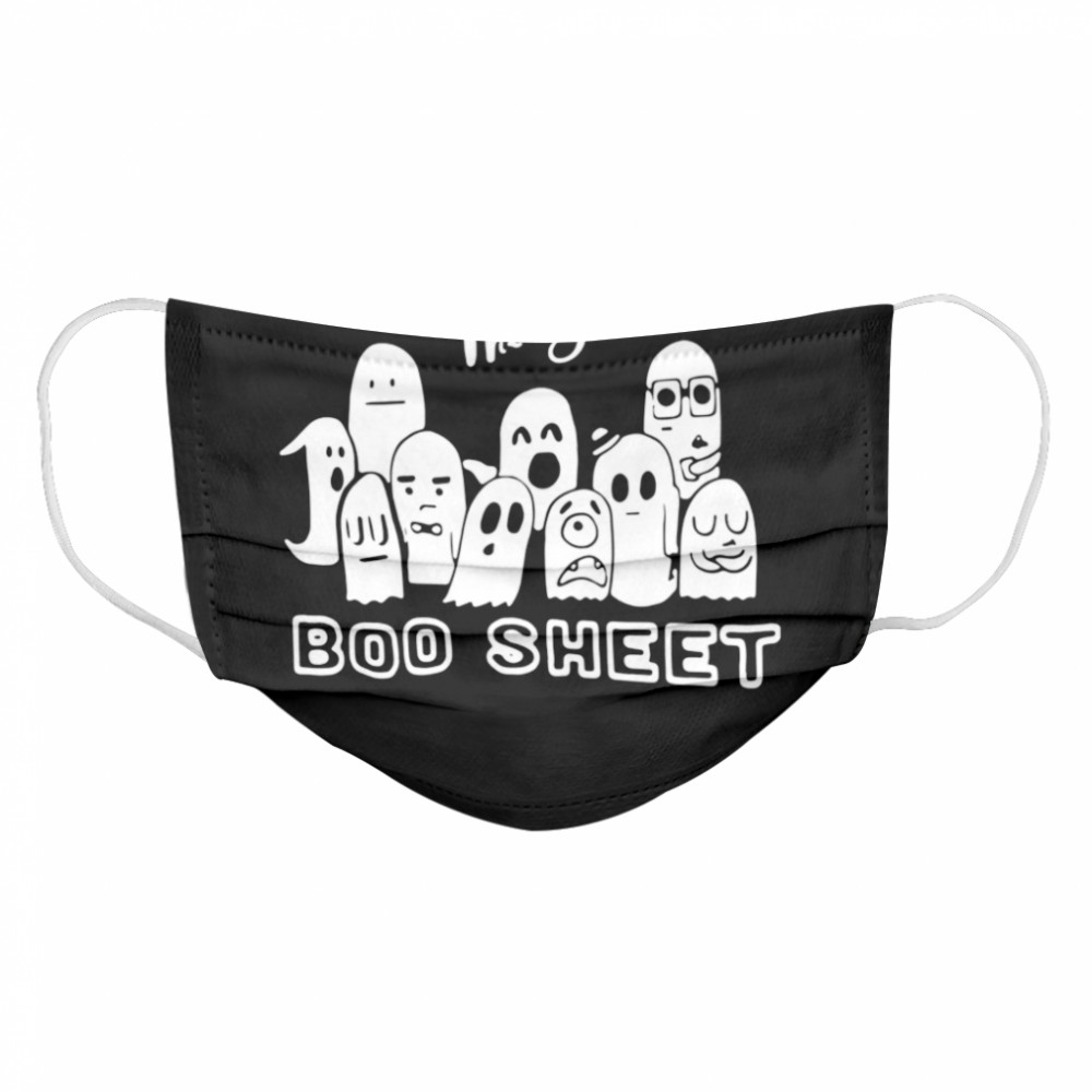 2020 The Years Of Boo Sheet  Cloth Face Mask