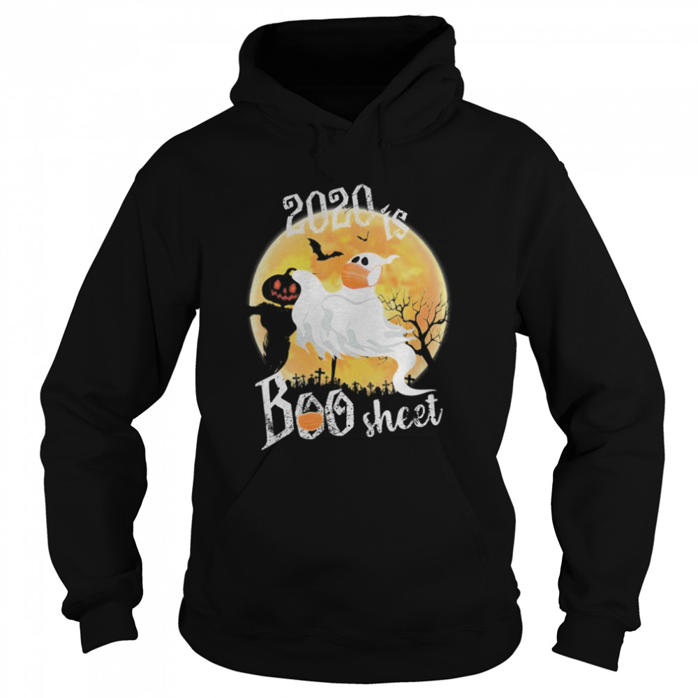 2020 is Boo Shee Ghost Witch in Mask Halloween  Unisex Hoodie