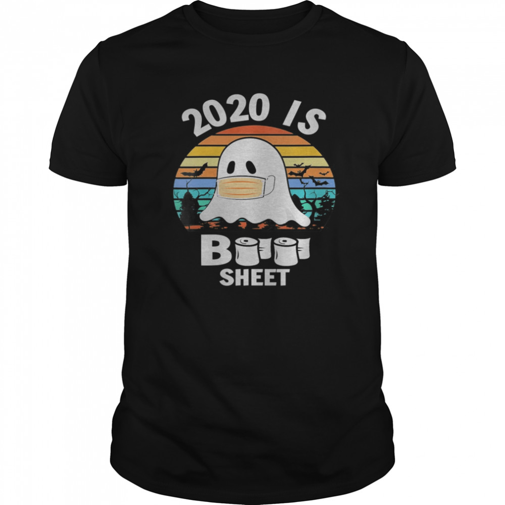 2020 is boo sheet  Ghost and bats Funny Halloween  Classic Men's T-shirt