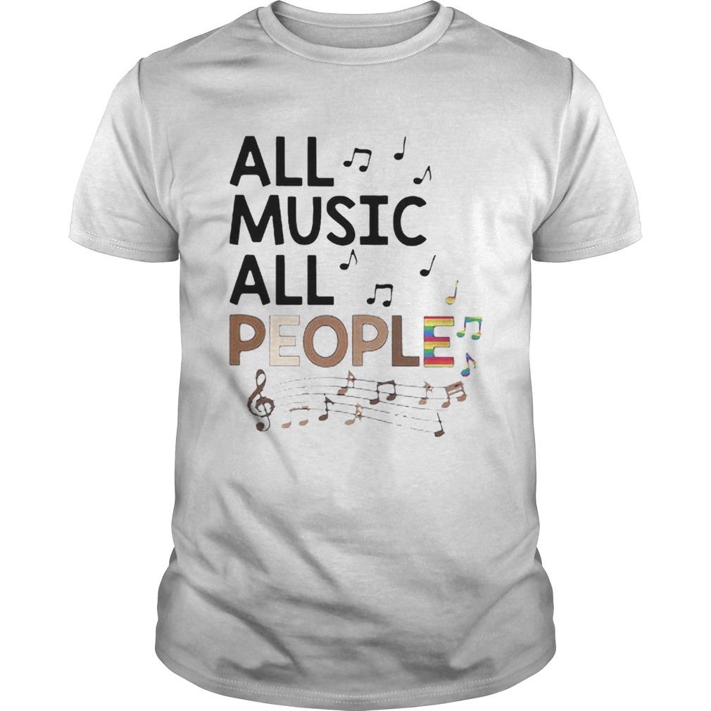 All Music All People Black Lives Matter LGBT  Unisex