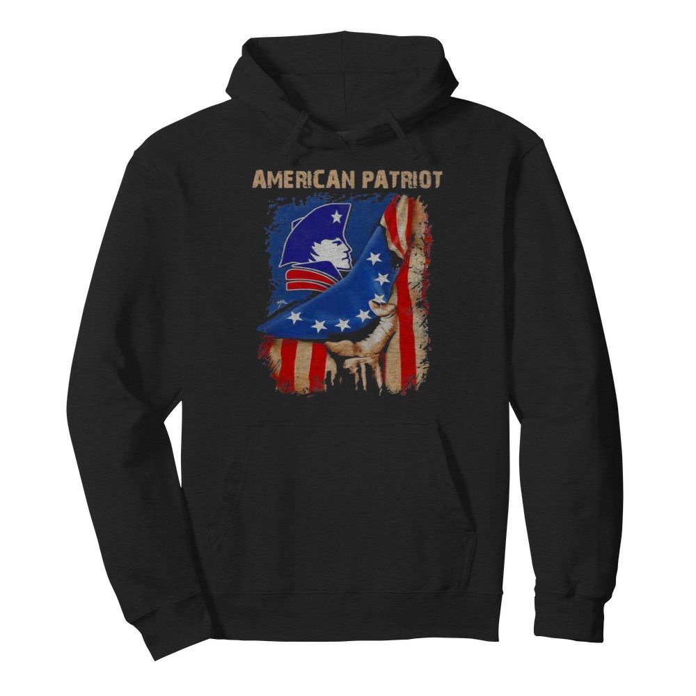 American new england patriot flag  Unisex Hoodie