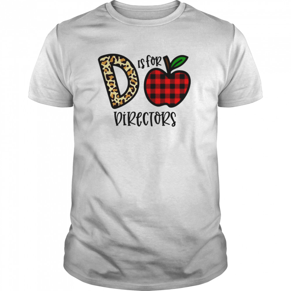 Apple D Leopard Is For Teacher Directors shirt