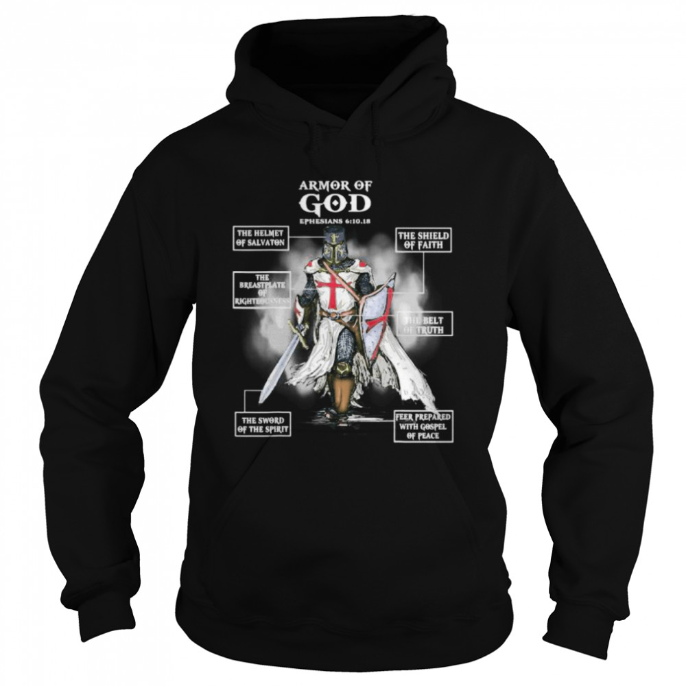 Armor Of God Bible Verse Cool Gift For Religious Christian  Unisex Hoodie