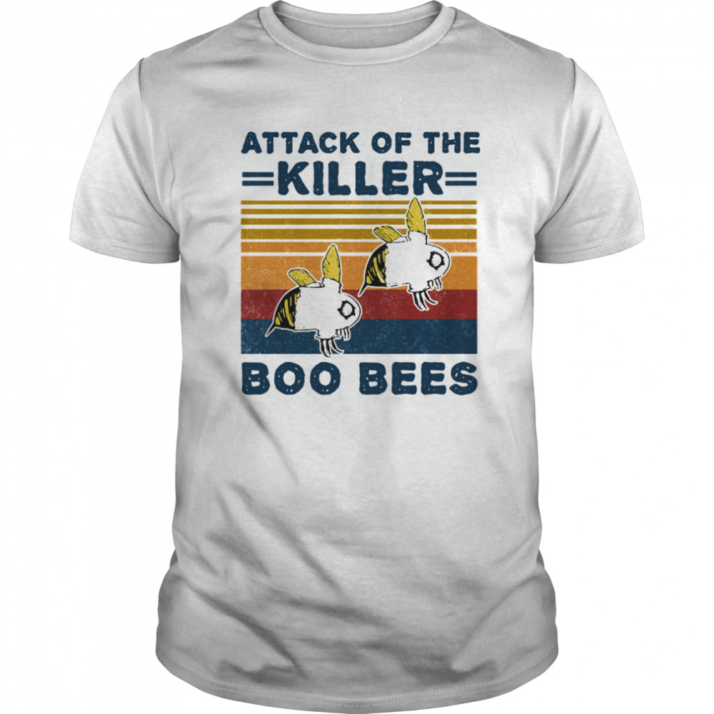 Attack of the killer boo bees vintage retro shirt