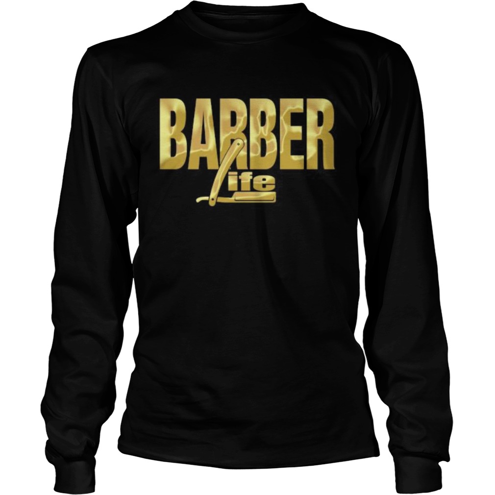 BARBER LIFE GOLD  Long Sleeve