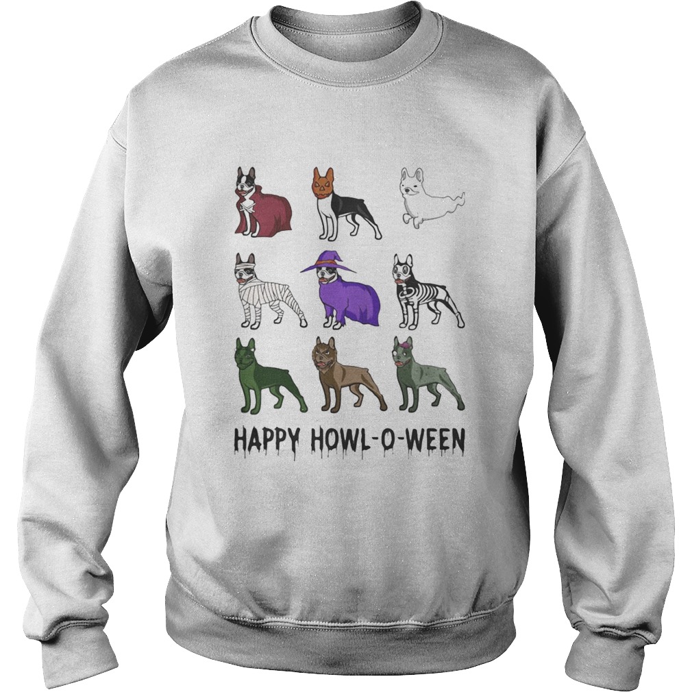 BOSTIE HAPPY HOWLOWEEN HALLOWEEN  Sweatshirt