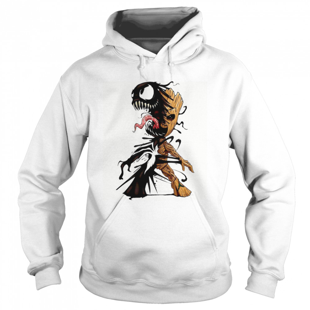 Baby Groot Venom Halloween  Unisex Hoodie