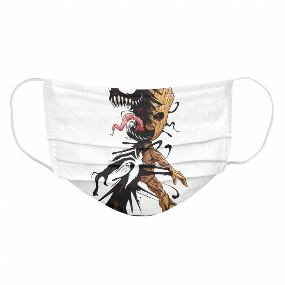 Baby Groot Venom Halloween  Cloth Face Mask