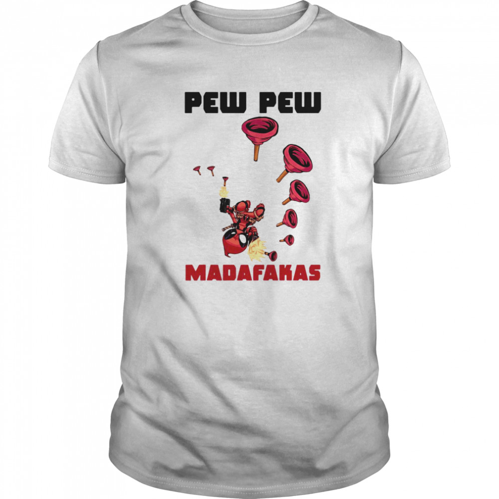 Baby Yoda Deadpool Pew Pew Madafakas shirt