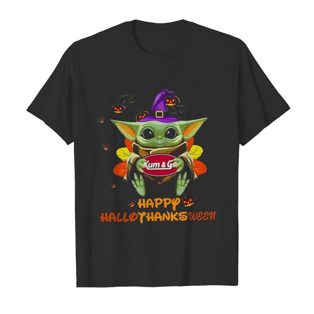 Baby Yoda Happy Hallothanksween shirt