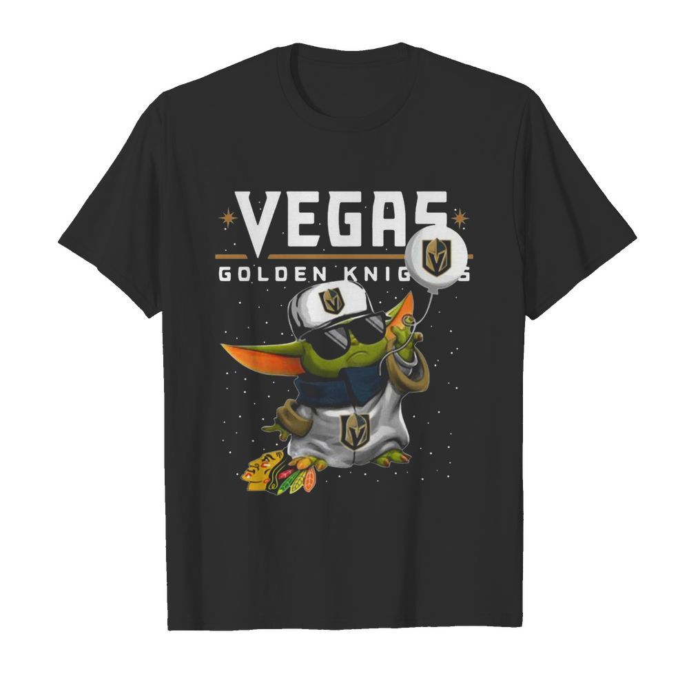 Baby Yoda Vegas Golden Knights  Classic Men's T-shirt