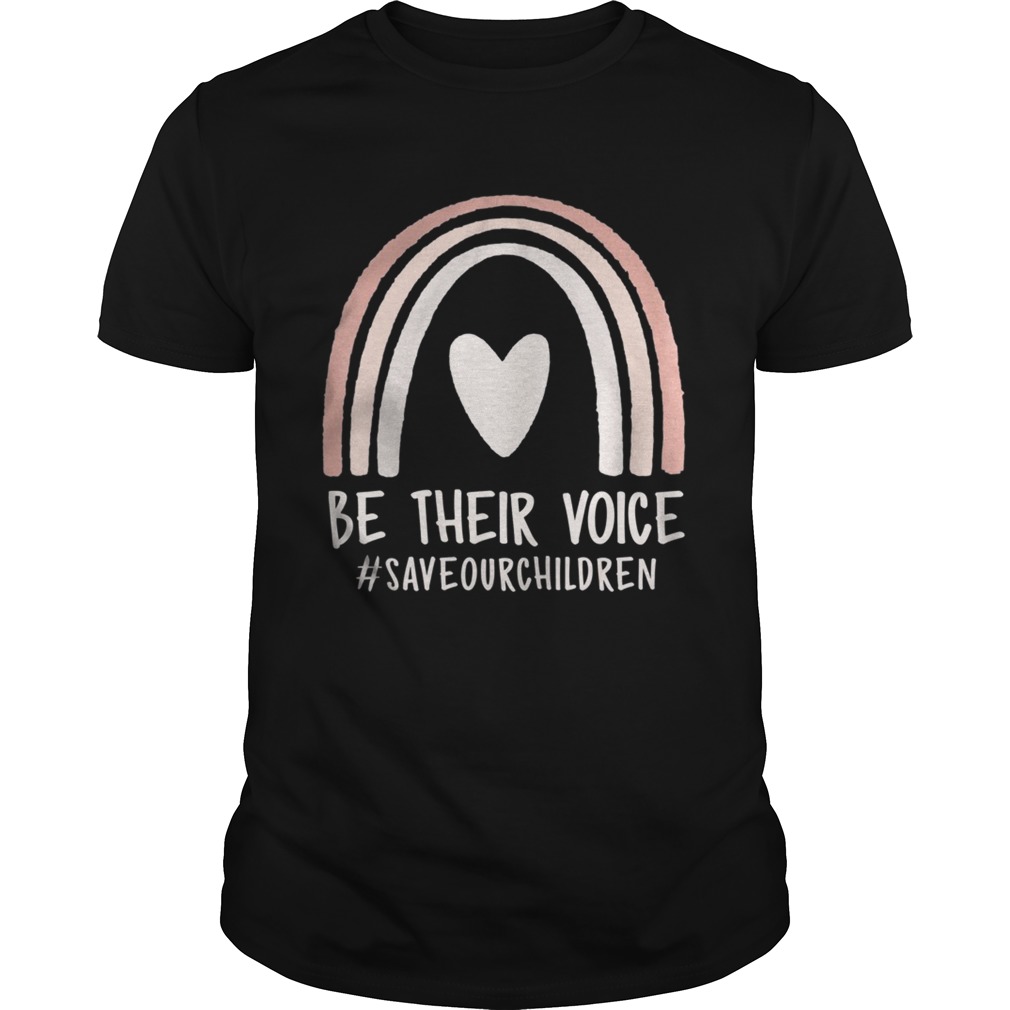 Be Their Voice Save Our Children End of Human Trafficking  Unisex