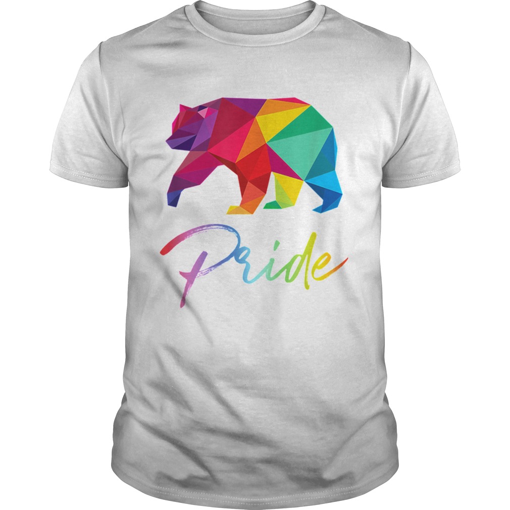 Bear Pride LGBT Rainbow Flag Pride Month Gift shirt