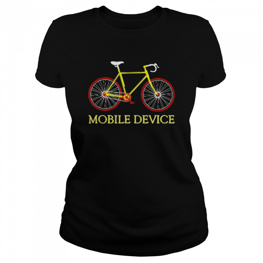 Bicycle Mobile Device  Classic Women's T-shirt