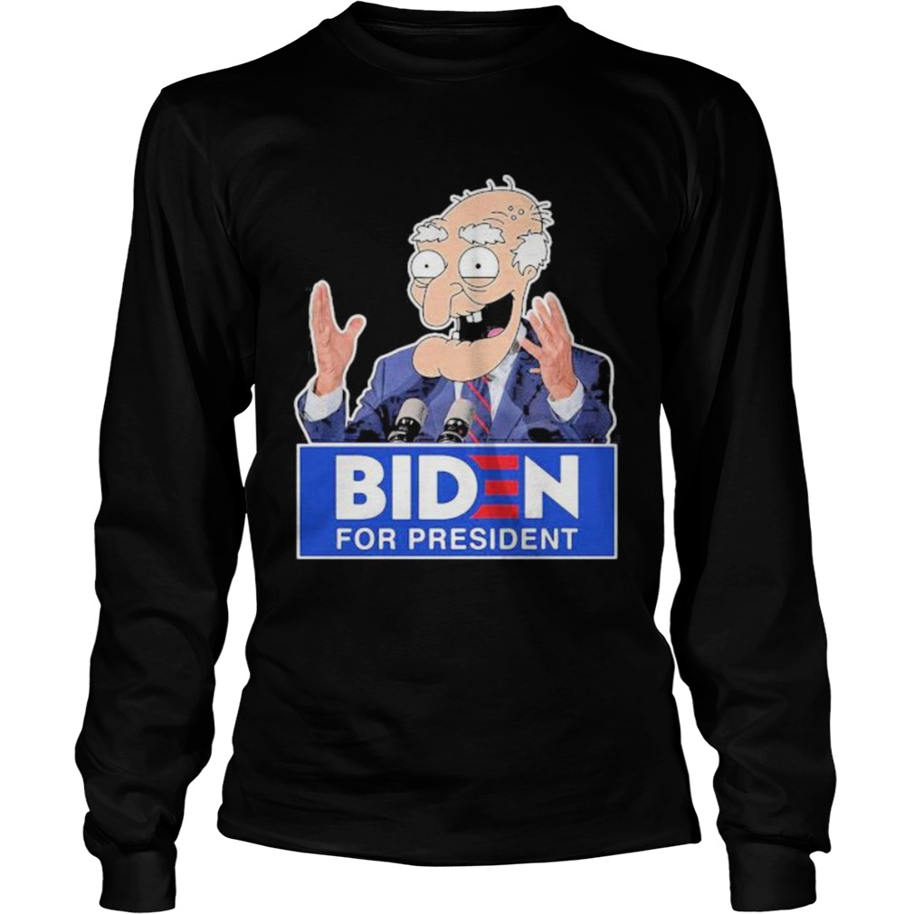 Biden for president person  Long Sleeve