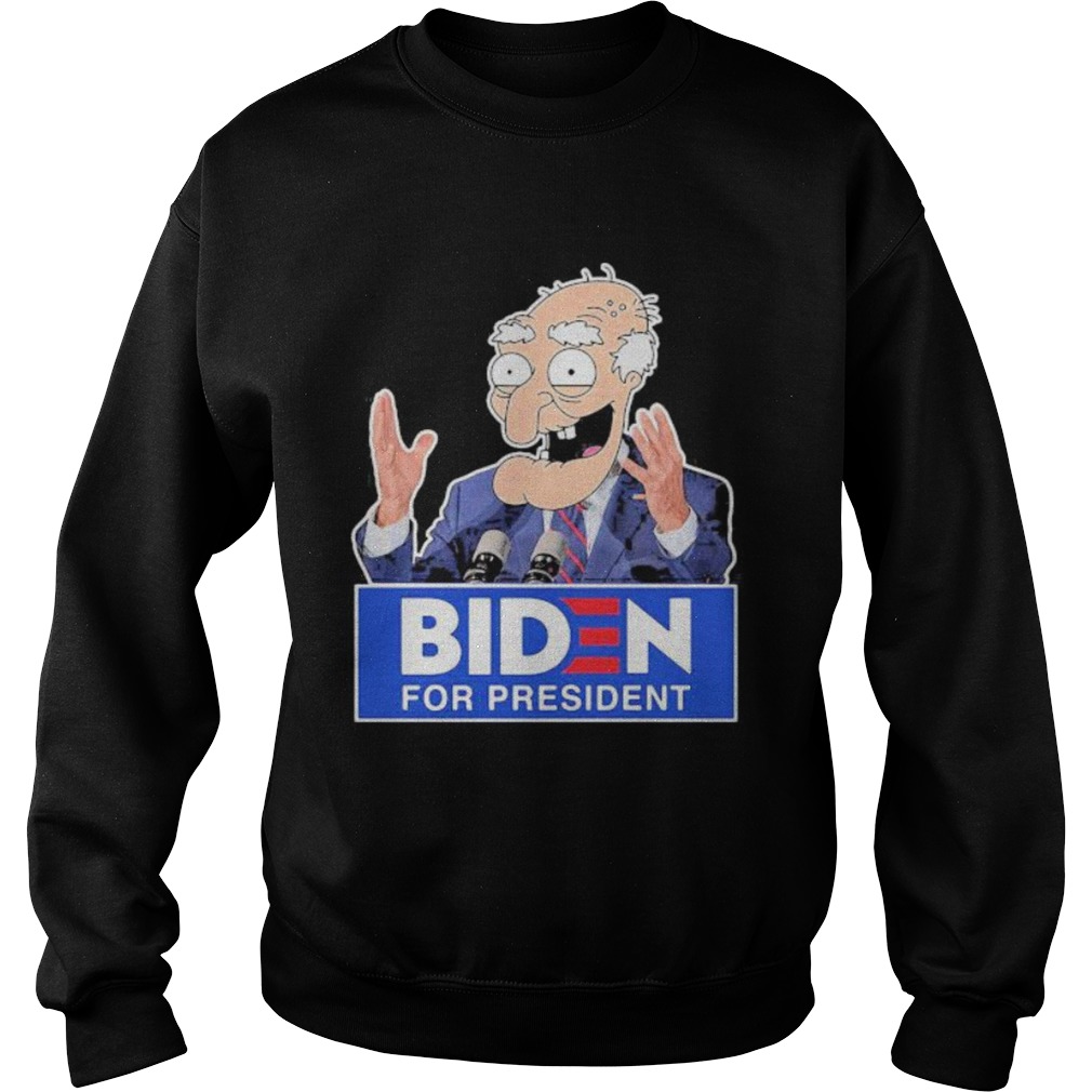 Biden for president person  Sweatshirt