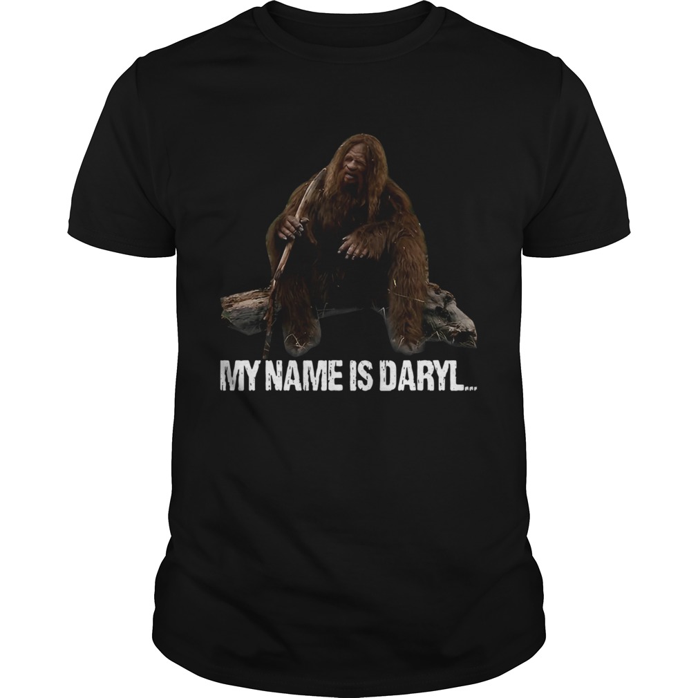 Bigfoot My Name Is Daryl shirt