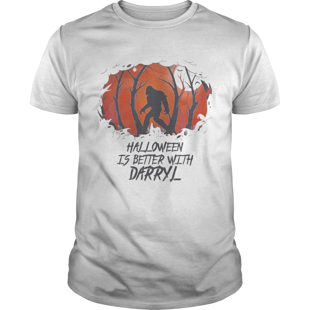 Bigfoot halloween is better with darryl shirt