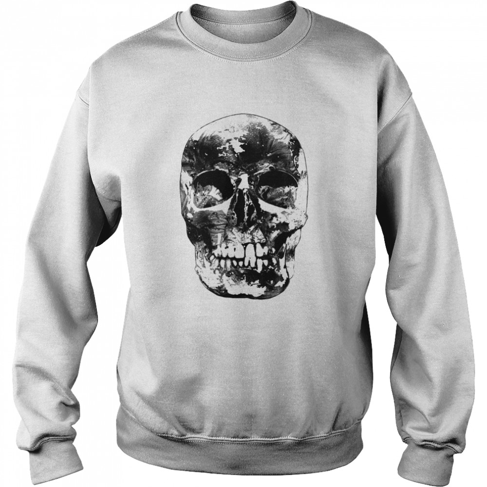 Black And White Skull Day Of Dead Dia De Los Muertos  Unisex Sweatshirt