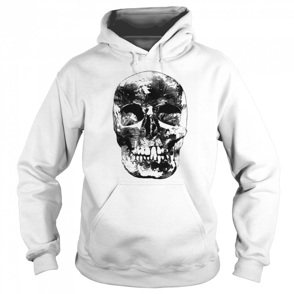 Black And White Skull Day Of Dead Dia De Los Muertos  Unisex Hoodie