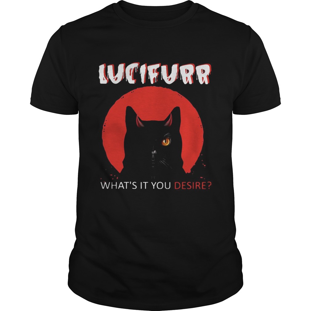 Black Cat Lucifurr Whats It You Desire  Unisex