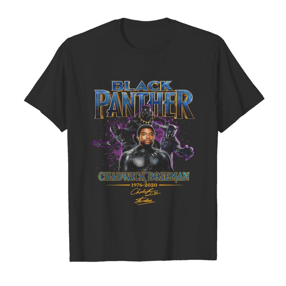 Black Panther Chadwick Boseman 1976 2020 Signature  Classic Men's T-shirt